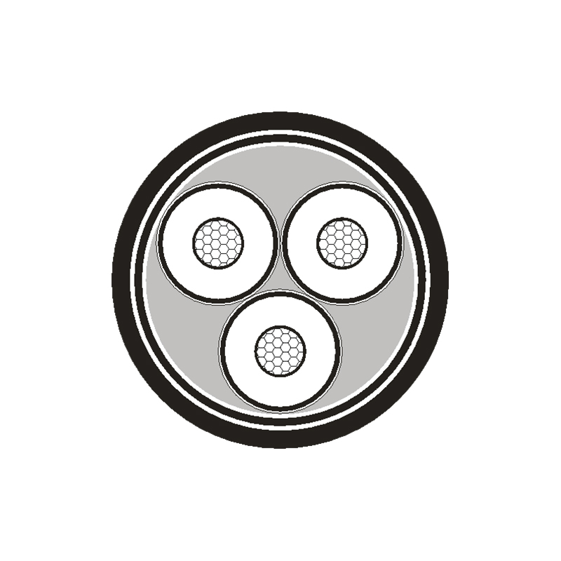 Cable de alimentación aislado XLPE para voltaje nominal 3,6/6 kV -26/35 kV