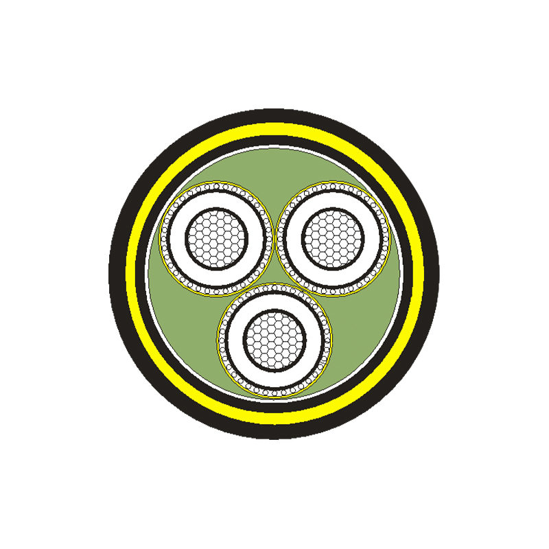 Cable de alimentación aislado XLPE para voltaje nominal 3,6/6 kV -26/35 kV