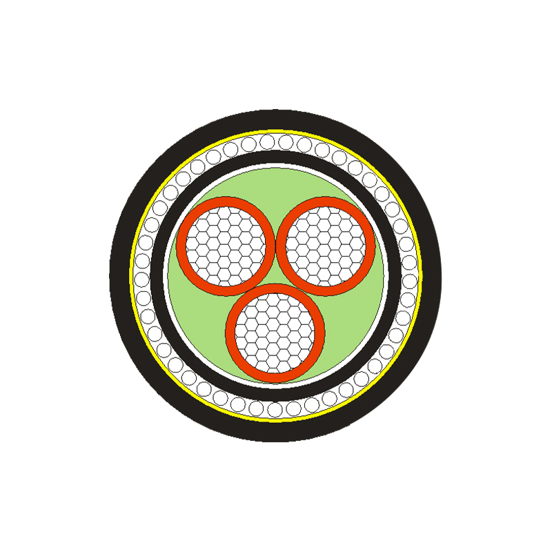 Cable de alimentación aislado XLPE/PVC para voltaje nominal 0,6/1 kV