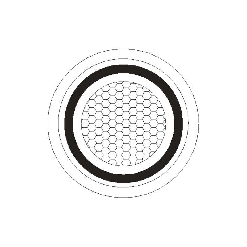 Cable de alimentación aislado XLPE/PVC para voltaje nominal 0,6/1 kV