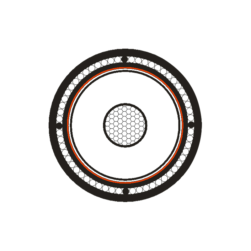 Cable de alimentación aislado XLPE para voltaje nominal 3,6/6 kV -26/35 kV