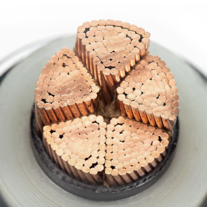 Cable aislante XLPE con funda de aluminio corrugado para voltaje nominal de 290/500 kV