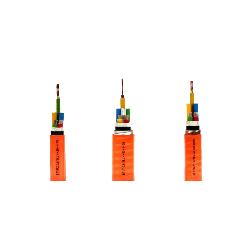 Cables ignífugos flexibles con funda de cobre arrugas